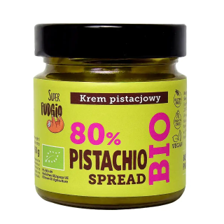 Bioloģisks pistāciju krēms 80 %, ar cukurniedru cukuru, 190 g