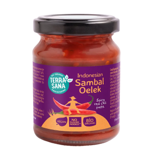 Bioloģiska aso piparu mērce SAMBAL OELEK, 125 g