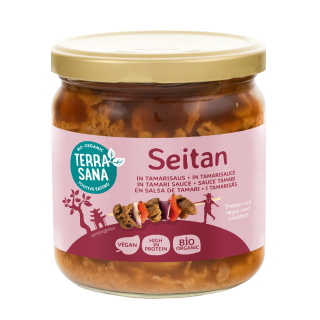Bioloģiski seitana gabaliņi tamari mērcē, 350 g (200 g)