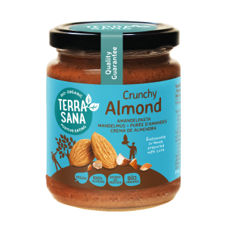 Bioloģisks kraukšķīgs mandeļu krēms, 250 g