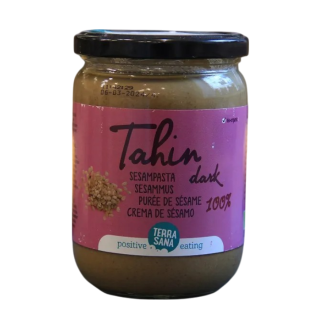 Bioloģiska tumšā sezama sēklu pasta tahini, 500 g