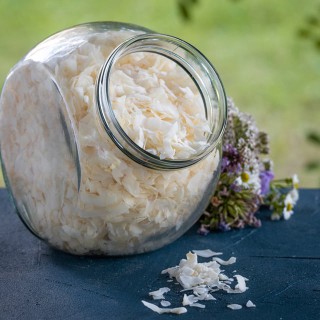 Organic coconut slices (RAW)