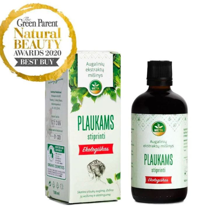 Mixture of plant extracts for HAIR STRENGTHENING organic, 100 ml