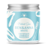 Natural whitening toothpaste without fluoride with mint oil and sage extract, White BEN&amp;ANNA, 100 ml