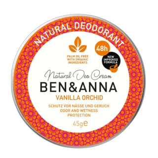 Dabisks krēmveida dezodorants "Vaniļas orhideja", "BEN&ANNA", 45g
