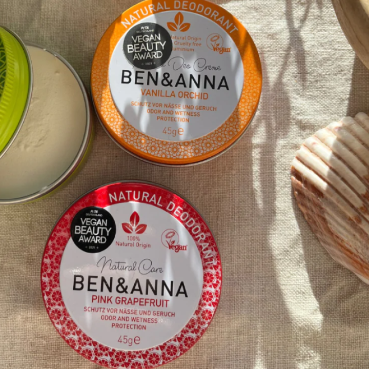Dabisks krēmveida dezodorants "Vaniļas orhideja", "BEN&ANNA", 45g