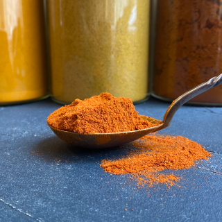 Bioloģiska malta saldā paprika