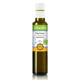 Organic linseed oil, cold pressed, 250 ml
