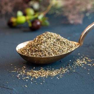 Органические измельченные цветки ромашки