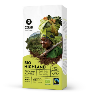 Bioloģiska augstieņu malta kafija Oxfam, 250 g