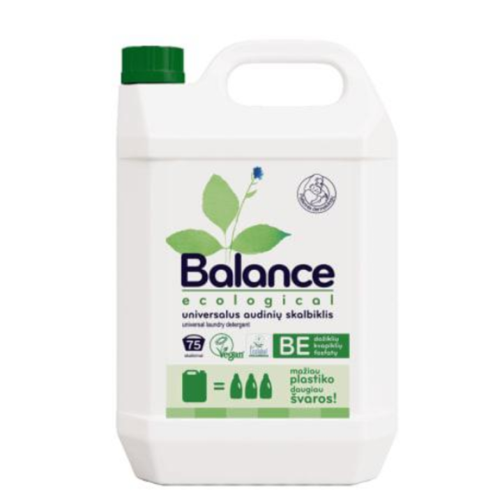 "Balance" ekoloģisks mazgāšanas līdzeklis visiem audumiem, 5 L