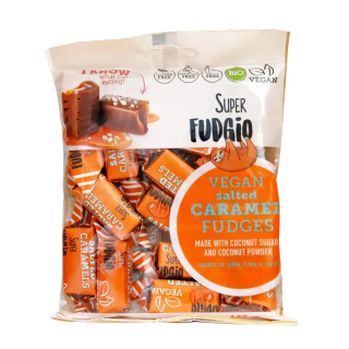 Organic vegetable sweets "Karvute" caramel with salt flavour, 150g, SUPER FUDGIO