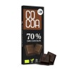 Органический темный шоколад 70% RAW, 40 г, COCOA