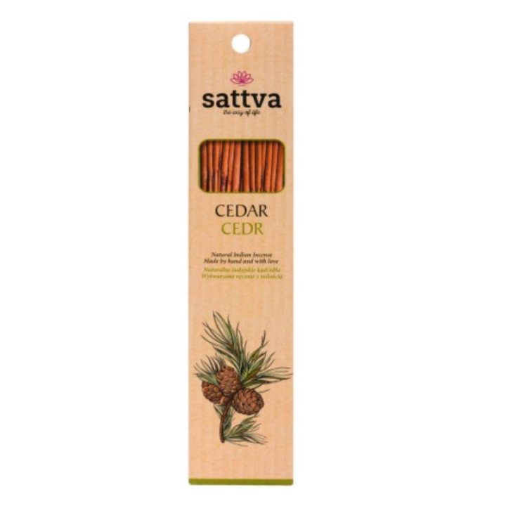 Dabīgs Indijas vīraks “Sattva”, CIEDRS (15 gab.) 30 g
