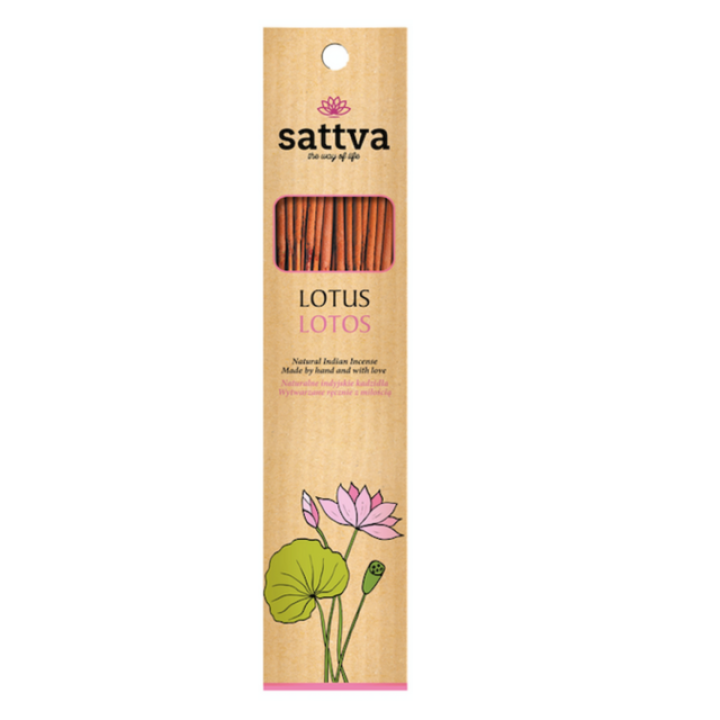 Dabīgs Indijas vīraks “Sattva”, LOTOSS (15 gab.) 30 g