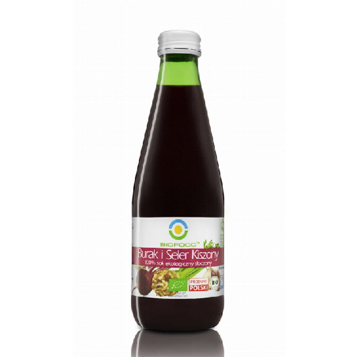 Bioloģiska biešu un seleriju sula, bez glutēna, 300 ml
