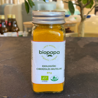 Bioloģisks kurkuma pulveris, 64 g, Biopapa