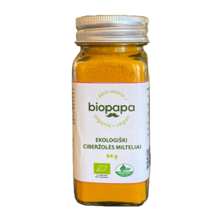 Organic turmeric powder, 64 g, Biopapa
