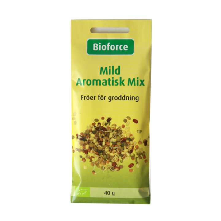 Bioloģisks un aromātisks sēklu maisījums (diedzēšanai), BIOFORCE, 40 g