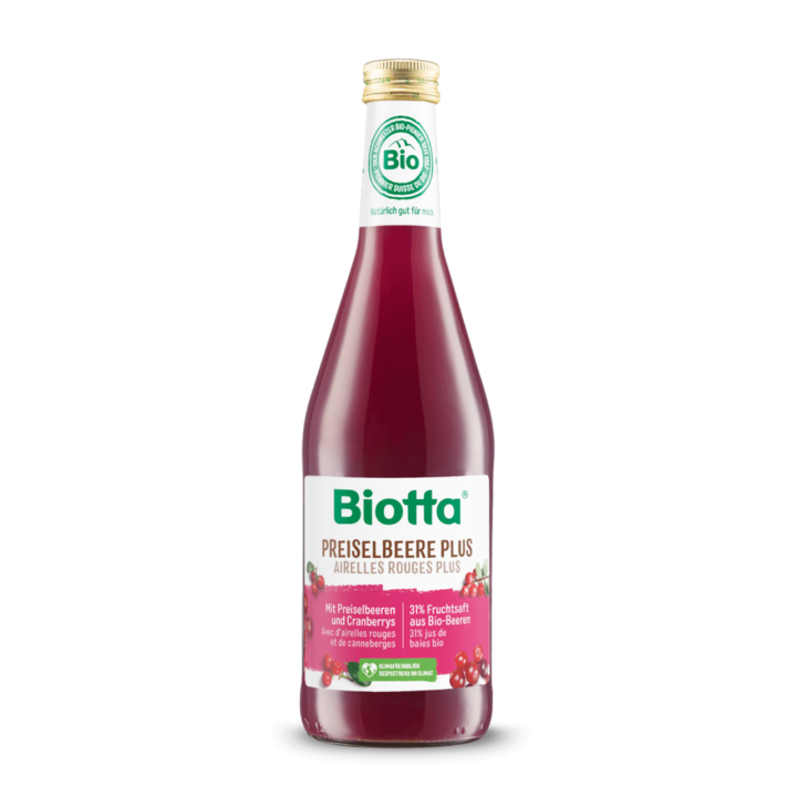 Organic mountain cranberry juice BIOTTA, 500 ml