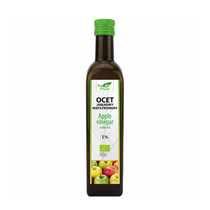 Bioloģisks ābolu etiķis (nefiltrēts), 500 ml