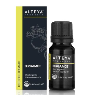 Organic bergamot essential oil, 10 ml, ALTEYA