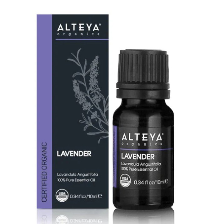 Ekoloģiska lavandas ēteriskā eļļa, 10 ml, ALTEYA