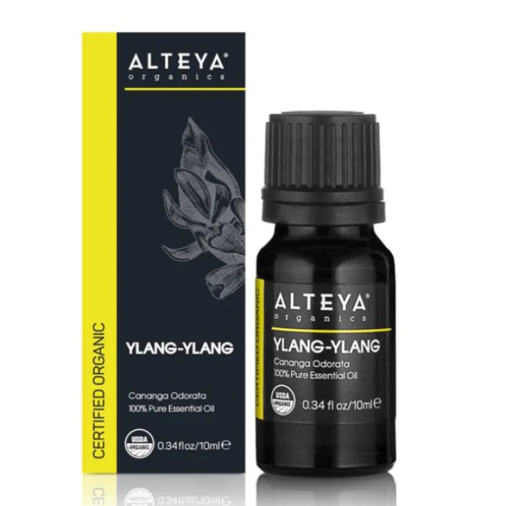 Ekoloģiska ilangilanga (ylang ylang) ēteriskā eļļa, 10 ml, ALTEYA