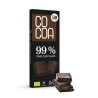 Bioloģiska tumšā šokolāde RAW 99%, 40 g, COCOA