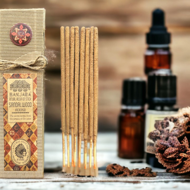 Sveķu vīraki rituāliem Sandalwood, 8 gab.