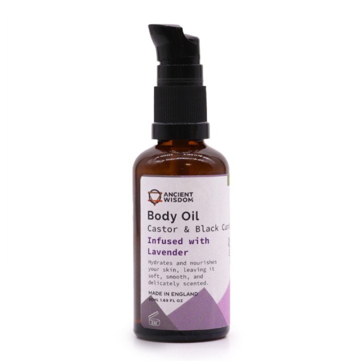 Ekologiškas kūno aliejus su levandomis, 50 ml