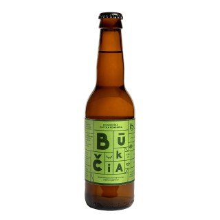 Bioloģiska matcha kombuča, BŪKČIA, 330 ml