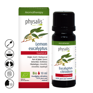 Ekologiškas citrininių eukaliptų eterinis aliejus 10 ml