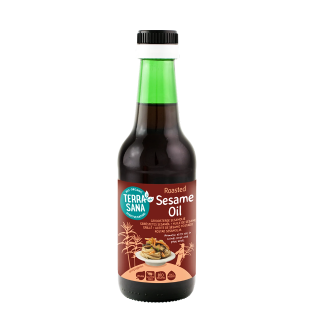 Bioloģiska grauzdētu sezama sēklu eļļa, bez glutēna, 250 ml, TERRASANA