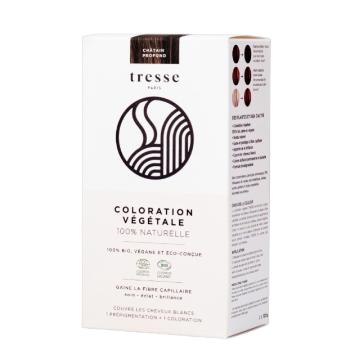 Organic hair dye Chesnut Brown