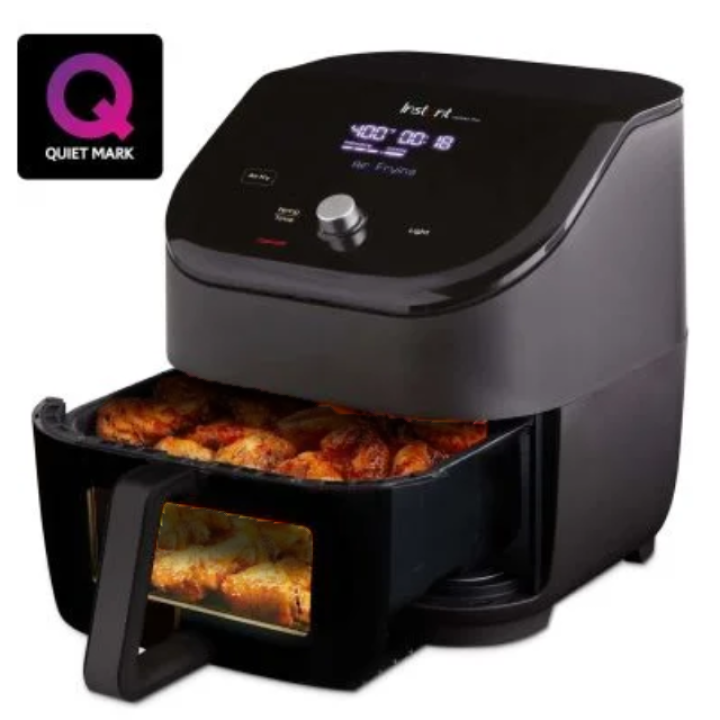 Instant Vortex® Plus stainless steel air fryer with ClearCook (5,7L) 6-in-1