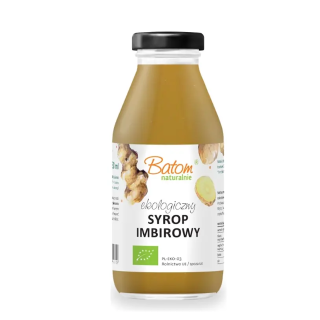 Bioloģisks ingvera sīrups, 330 ml