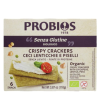 Organic crispy crackers with chickpeas, lentils, peas 110g