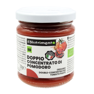Organic tomato paste, double concentrate, 200 g, IL NUTRIMENTO