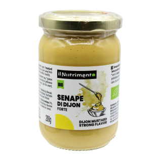 Органическая горчица дижонская, острая, 200 г, IL NUTRIMENTO