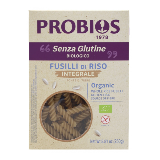 Organic rice pasta Fusilli 250 g