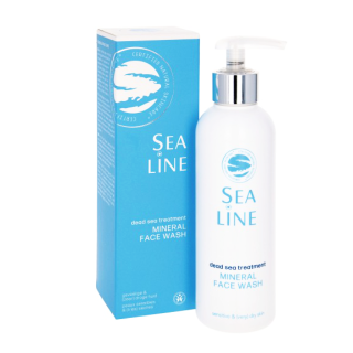 Organic mineral facial cleanser (for sensitive and extra dry skin) SEA LINE Dead Sea Treatment, 200 ml