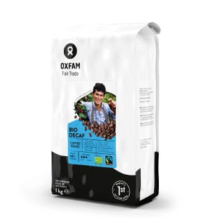 Bioloģiskas kafijas pupiņas bez kofeīna, 1 kg, Oxfam