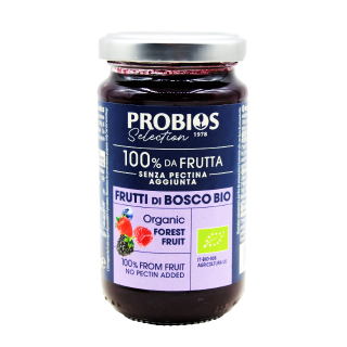 Bioloģisks meža ogu ievārījums bez cukura, 220 g, PROBIOS