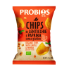 Bioloģiski lēcu čipsi ar paprikas garšu, 40 g, PROBIOS