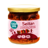 Organic seitan pieces in tamari sauce, 350 g, TERRASANA