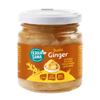 Bioloģisks suši ingvers, 190 g, TERRASANA