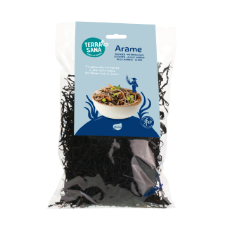 Žāvētas jūraszāles ARAME, 100 g, TERRASANA