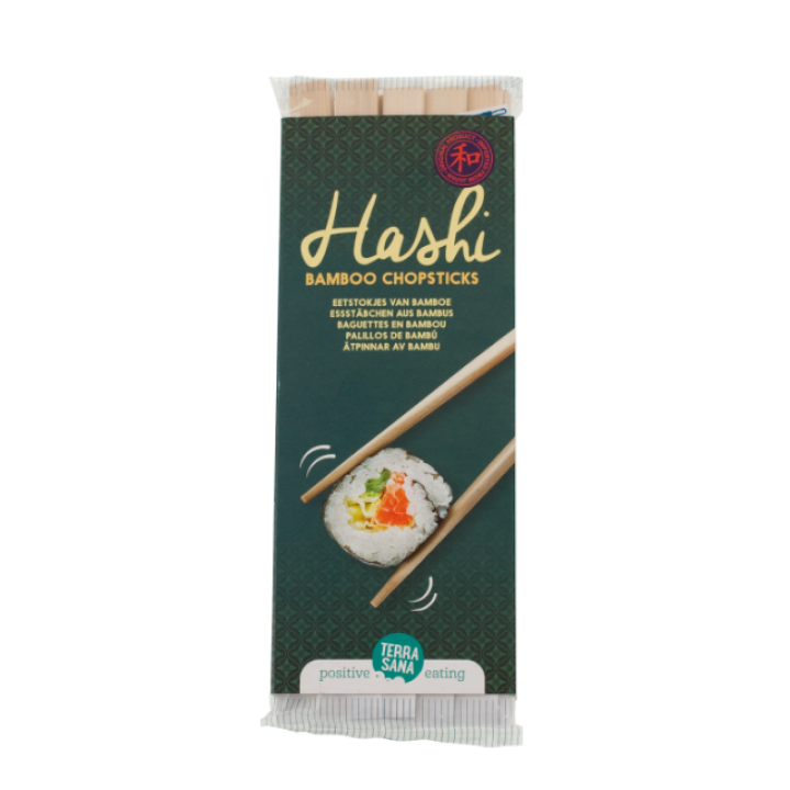 Bamboo chopsticks, 10 pairs, TERRASANA