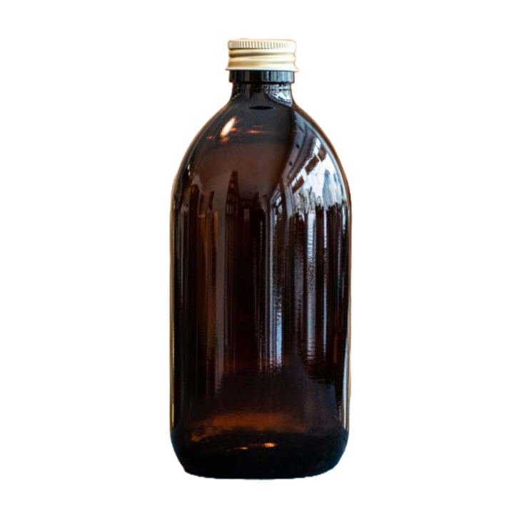 Brūna stikla pudele, 500 ml